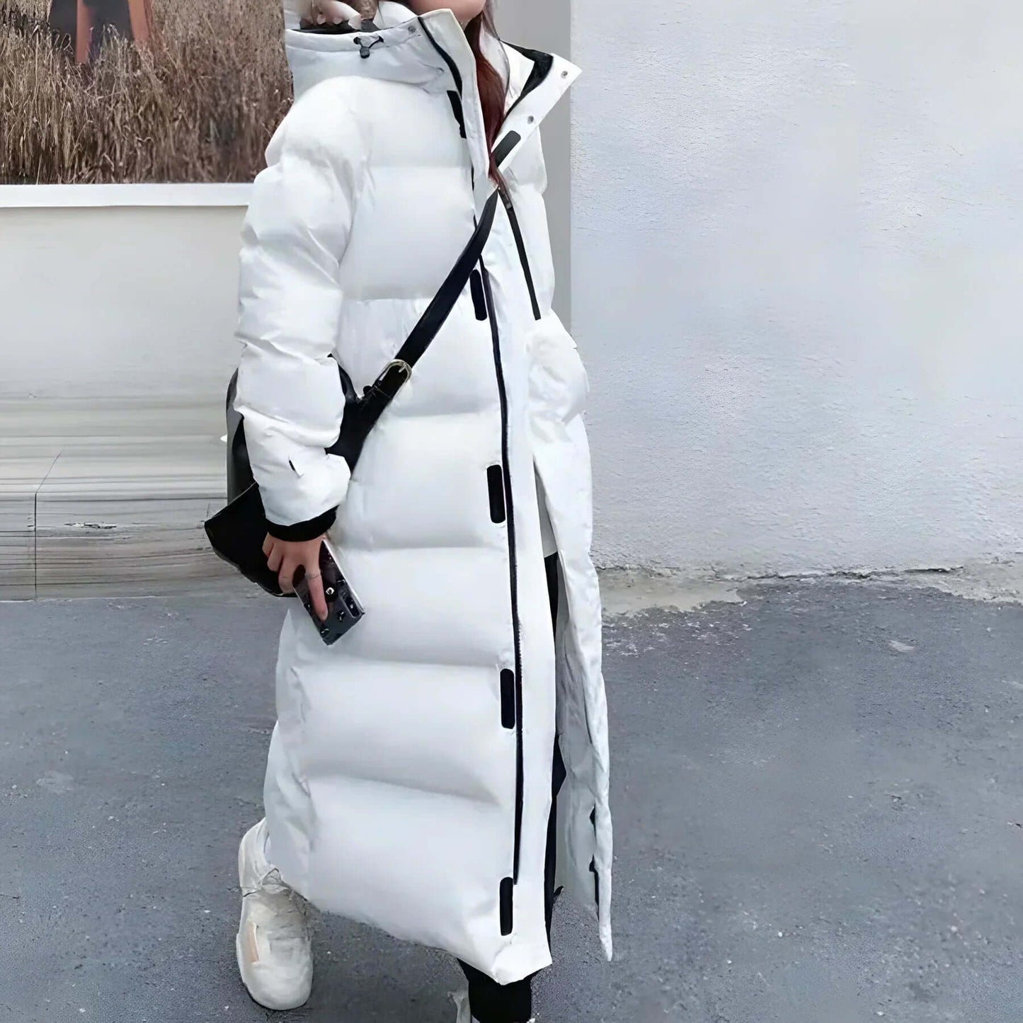 Streetwave Long Puffer Jacket With Hood For Women Premium Warmth And Lightweight Insulation