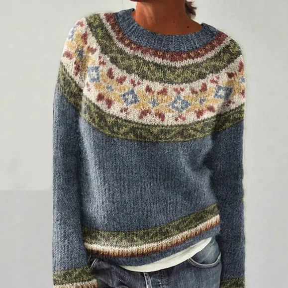 Women's Knit Sweater with Soft Texture and Versatile Style