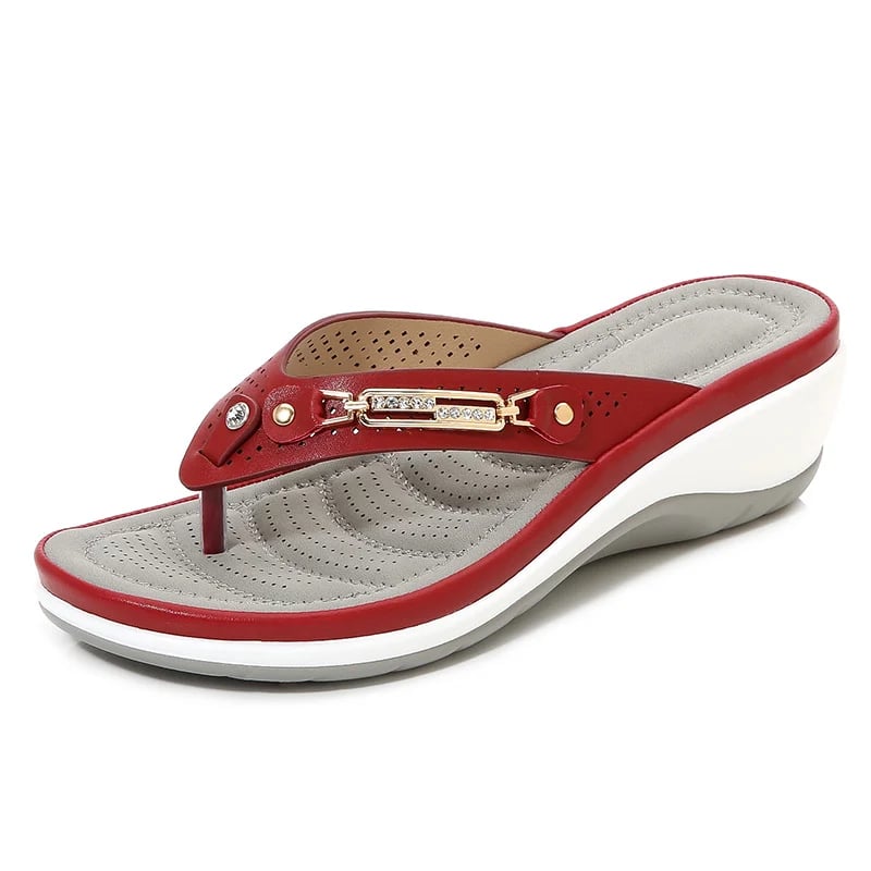 Orthopedic Slippers Street-Wave With Ergonomic Support For Home Use Pain Relief And Comfort