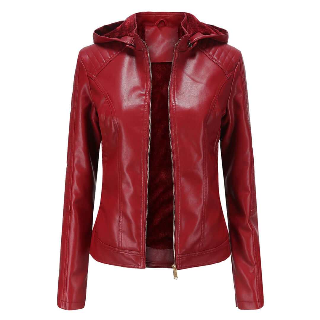 Streetwave Womens Removable Hooded Jacket With Quilted Shoulders Stylish AllWeather Coat