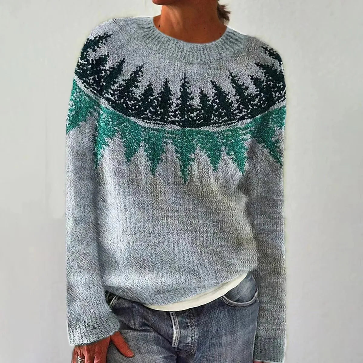 Women's Knit Sweater with Soft Texture and Versatile Style