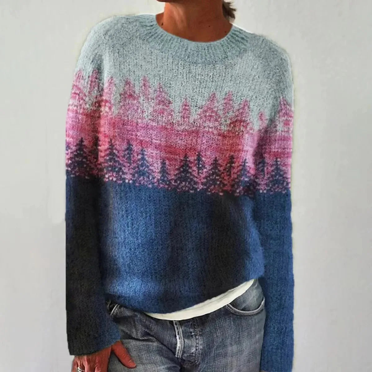 Women's Knit Sweater with Soft Texture and Versatile Style