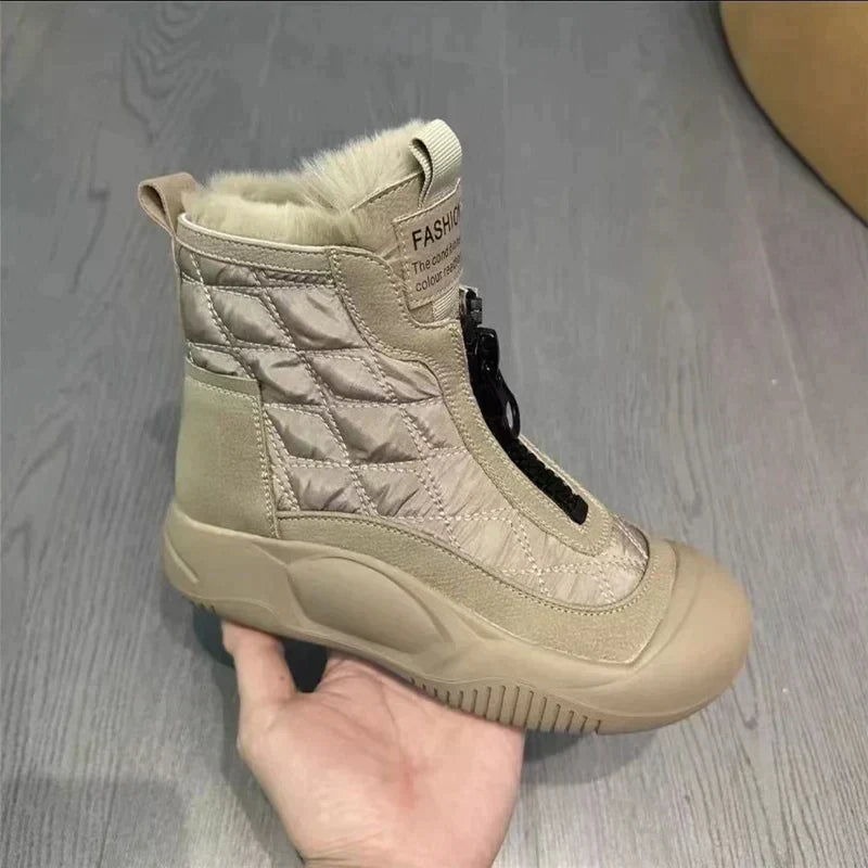 Street Wave For Women Insulated Winter Boots With Cozy Lining And Non Slip Grip For Cold Weather