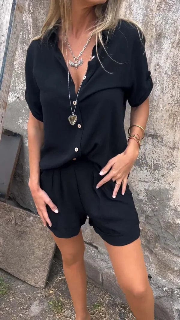Breathable Wrinkle Resistant Summer Set Olivia By Street Wave For Women