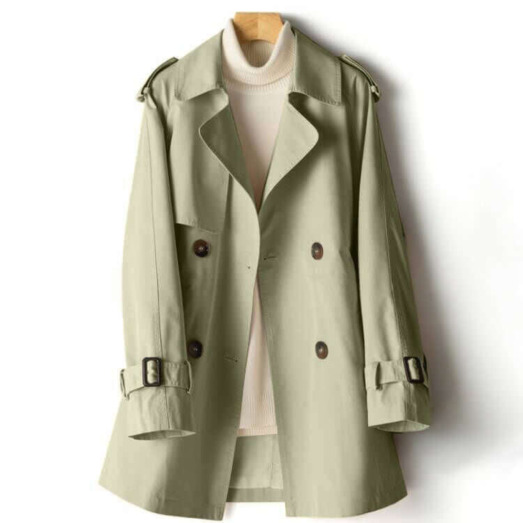 Street Wave Womens Tailored Trench Coat Timeless Chic Fit For Modern Women All Day Everyday Wardrobe Essential