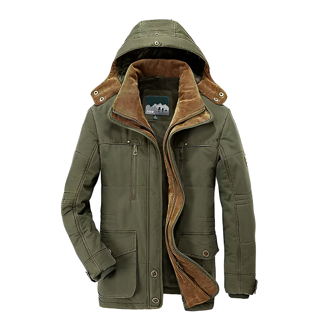 Street-wave Winter Coat For Men Water-Repellent Classic Fit
