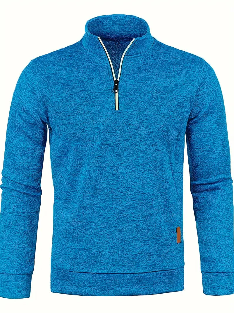 Street Wave Nicolas Long Sleeve Fleece Pullover Half Zip Warm Lightweight Outdoor Top