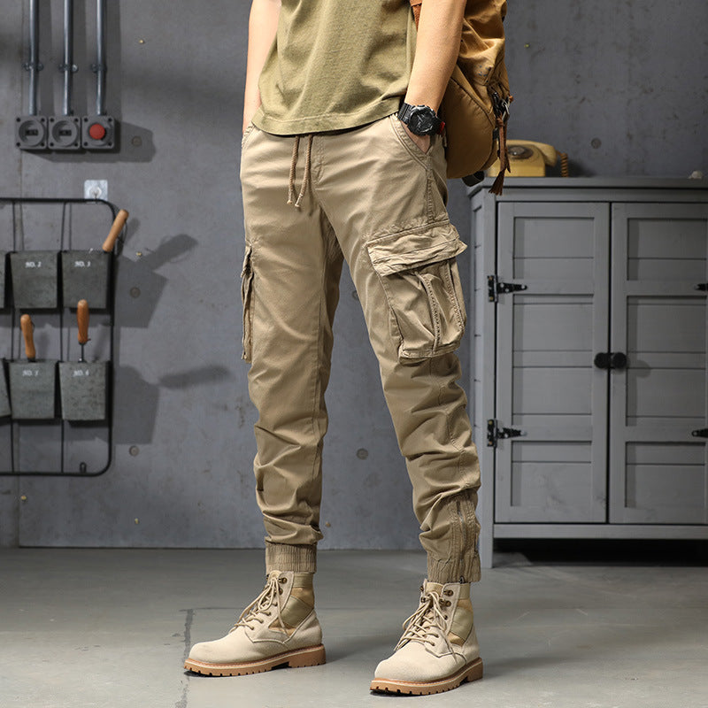 Stretch Cargo Pants For Men By Street Wave Ultimate Comfort With Elastic Fit And Rugged Cargo Pockets