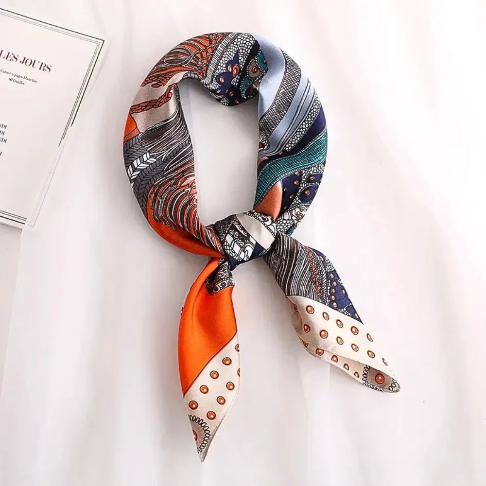 Waylynn Celeste Silk Scarves For Chic Women Versatile Neck Hair Bag Style