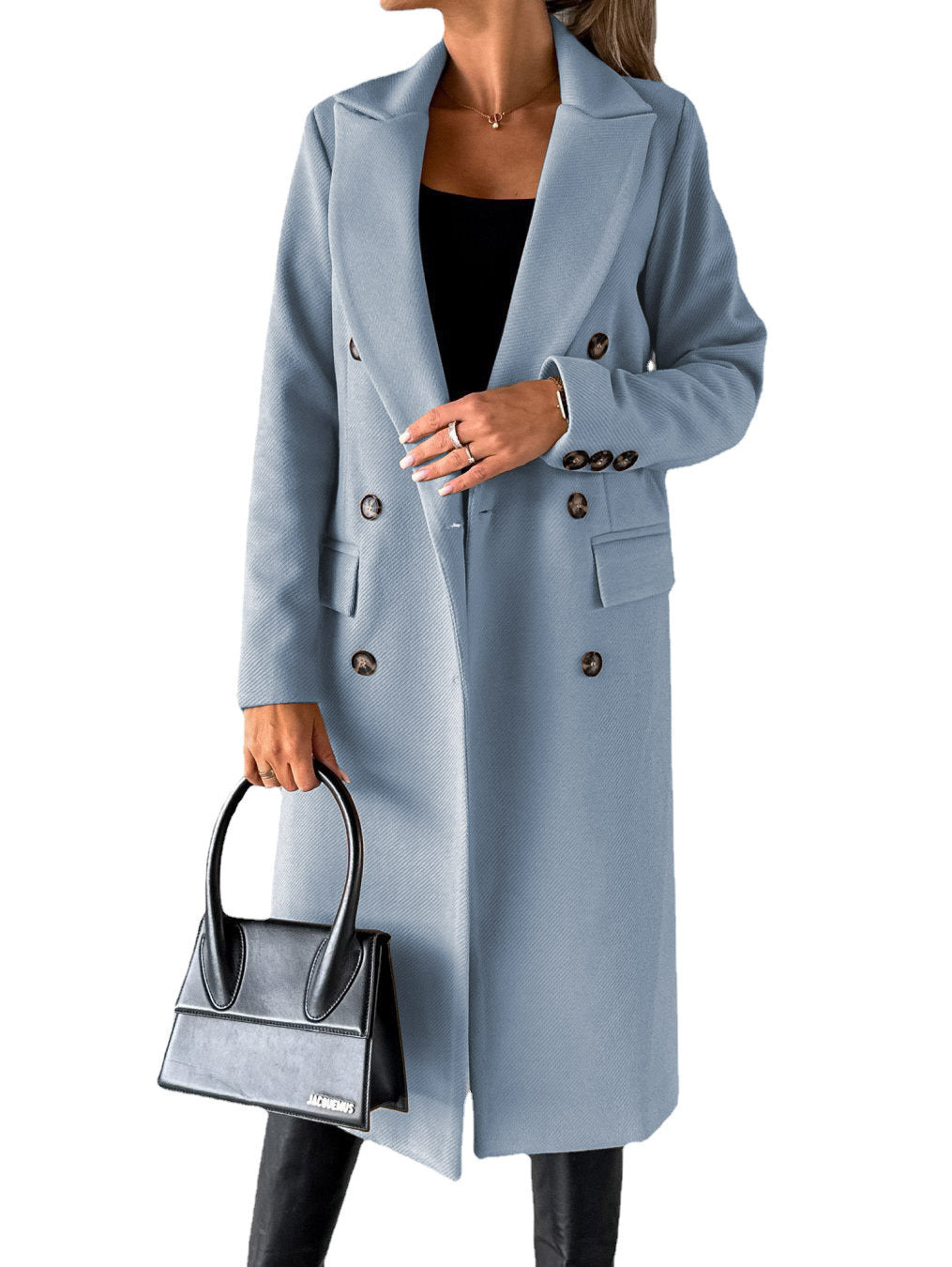 Street-wave Winter Trench Coat For Women Warmth And Comfort Chic Classic Outerwear