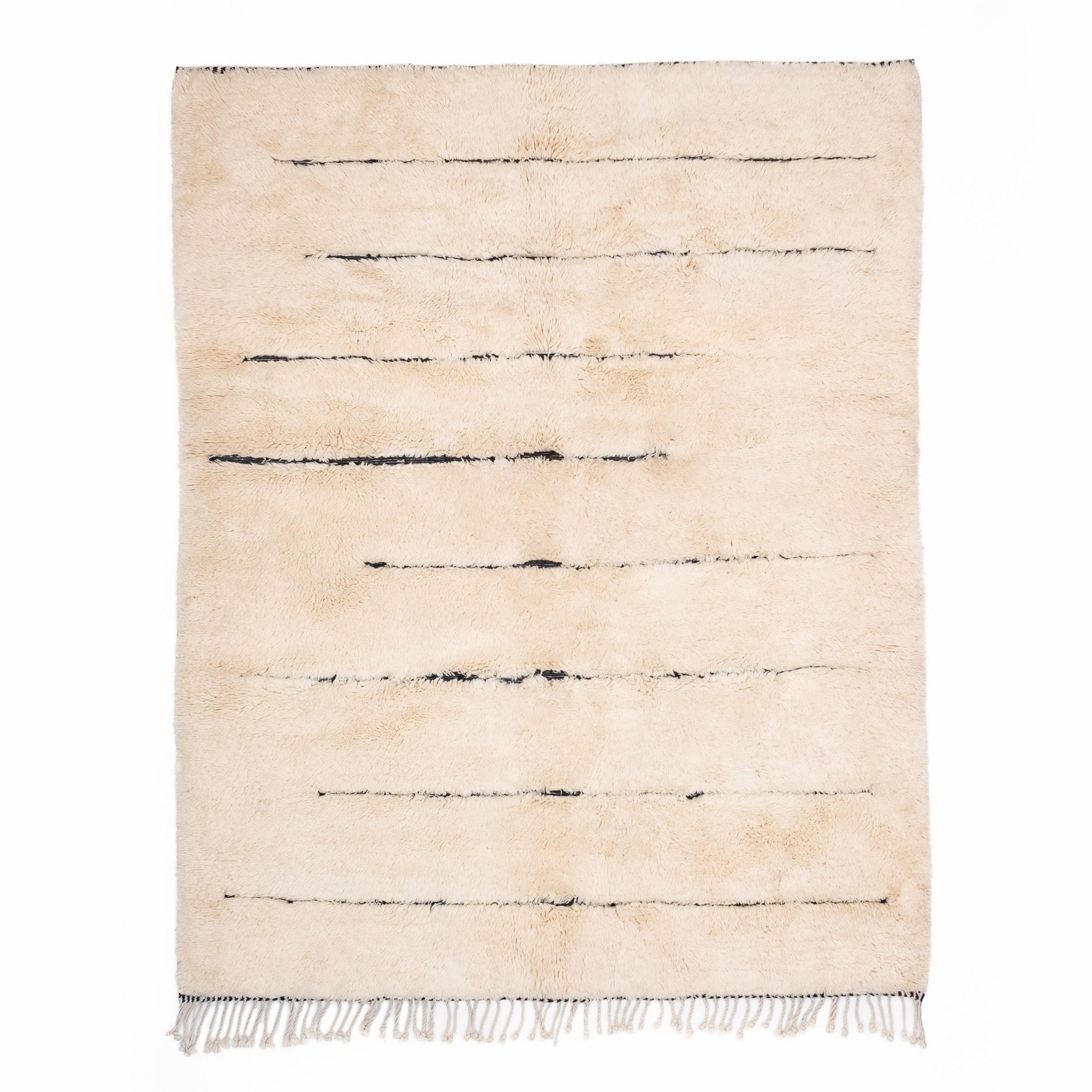 Whispered Echoes - Luxury Shag Moroccan Rug - Street-Wave