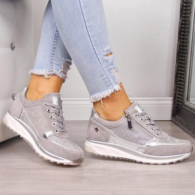 Orthopedic Womens Shoes Streetwave All Day Comfort And Stylish Glittery Upper For Women On The Go