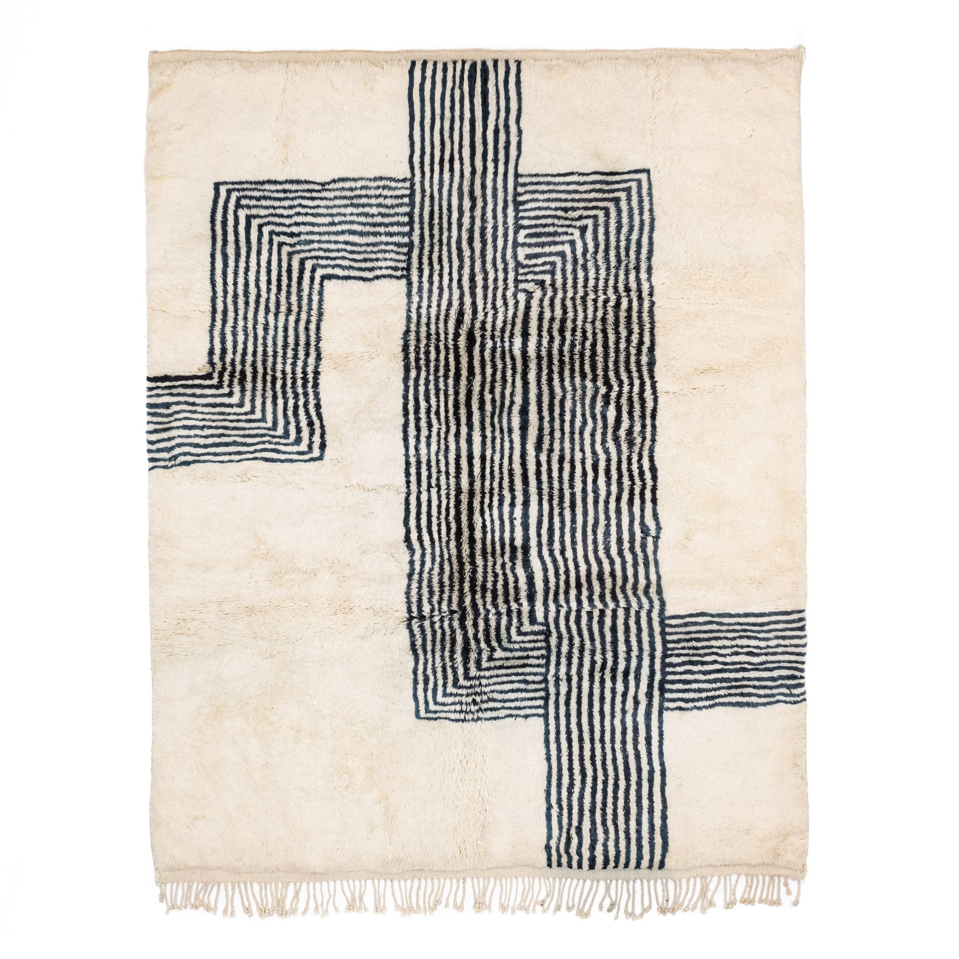 Chords - Luxury Shag Moroccan Rug - Street-Wave
