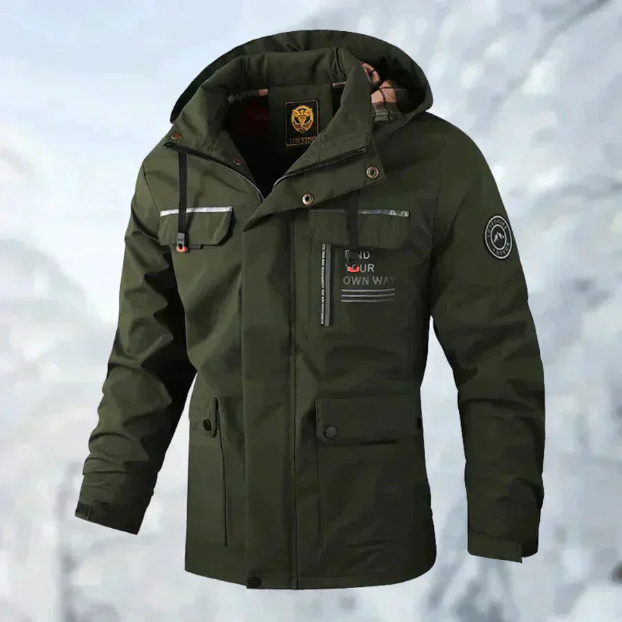Street-wave Windproof Waterproof Outdoor Jacket For Urban Explorers And Outdoor Enthusiasts