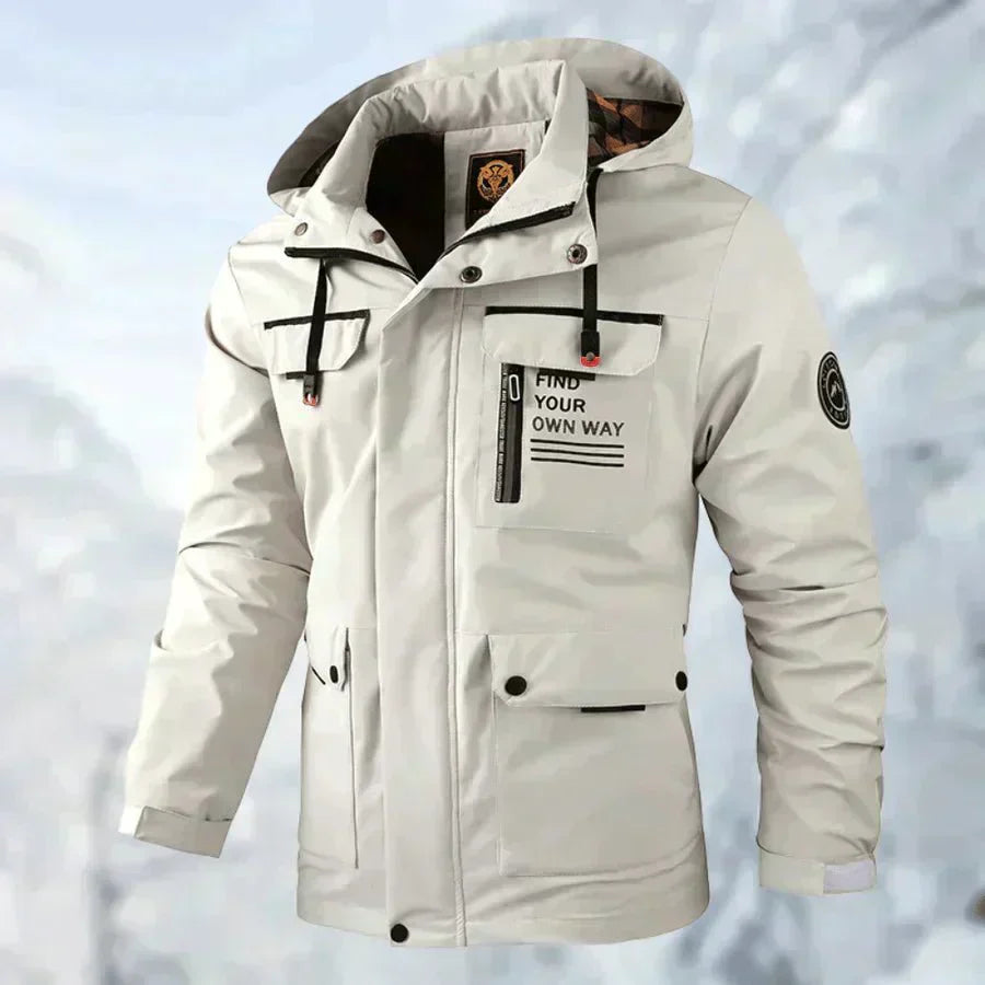 Street-wave Windproof Waterproof Outdoor Jacket For Urban Explorers And Outdoor Enthusiasts