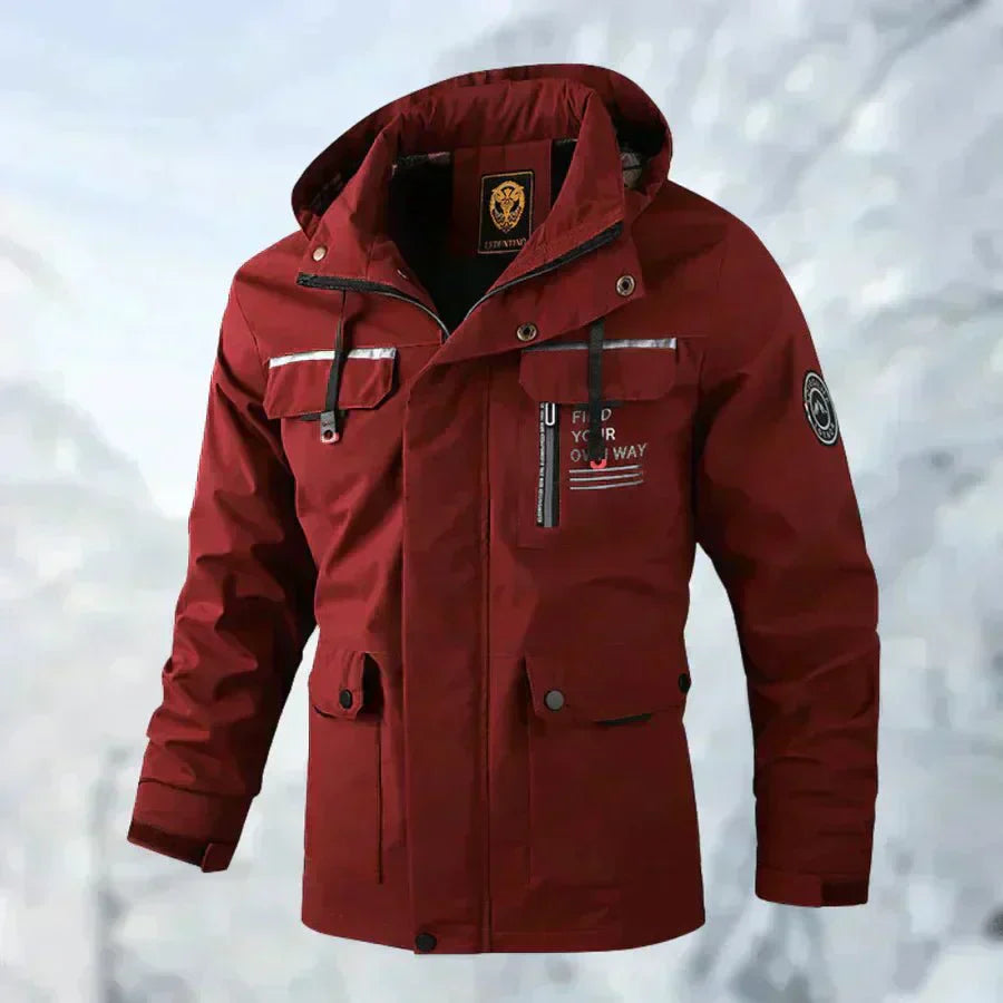 Street-wave Windproof Waterproof Outdoor Jacket For Urban Explorers And Outdoor Enthusiasts