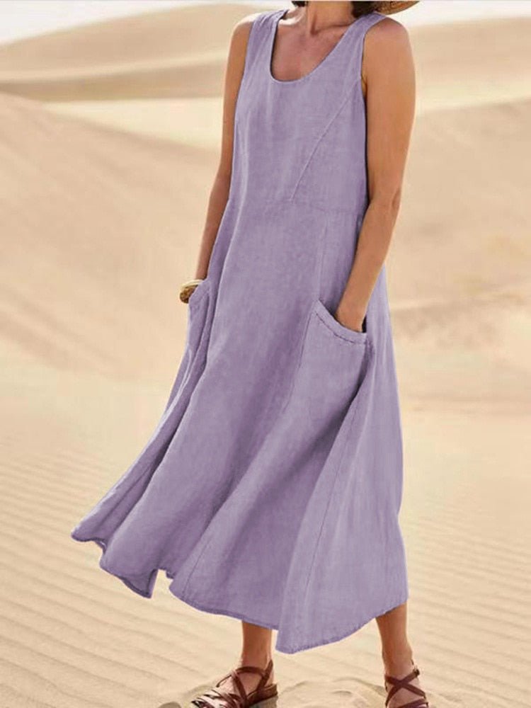 Effortless Lightweight Summer Dress Hannah By Street Wave For Women