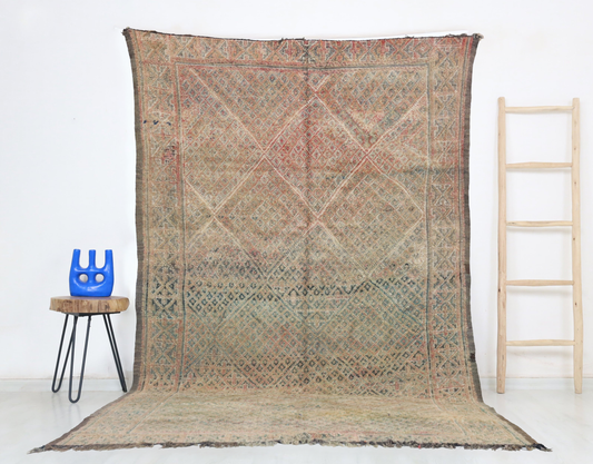 Sefruy  Vintage Moroccan Rug  5'6" x 9'6" - Street-Wave