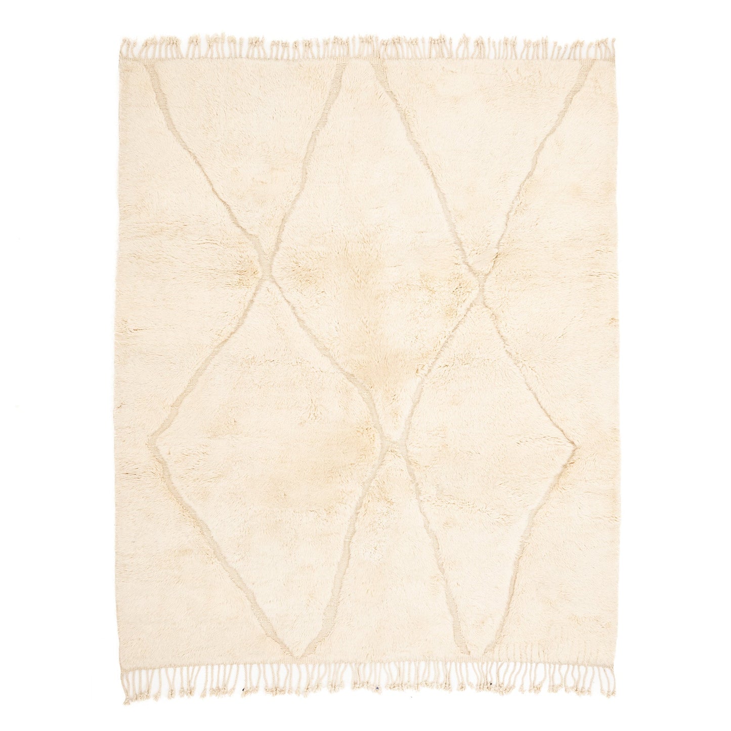 Cross-Roads - Luxury Shag Moroccan Rug - Street-Wave