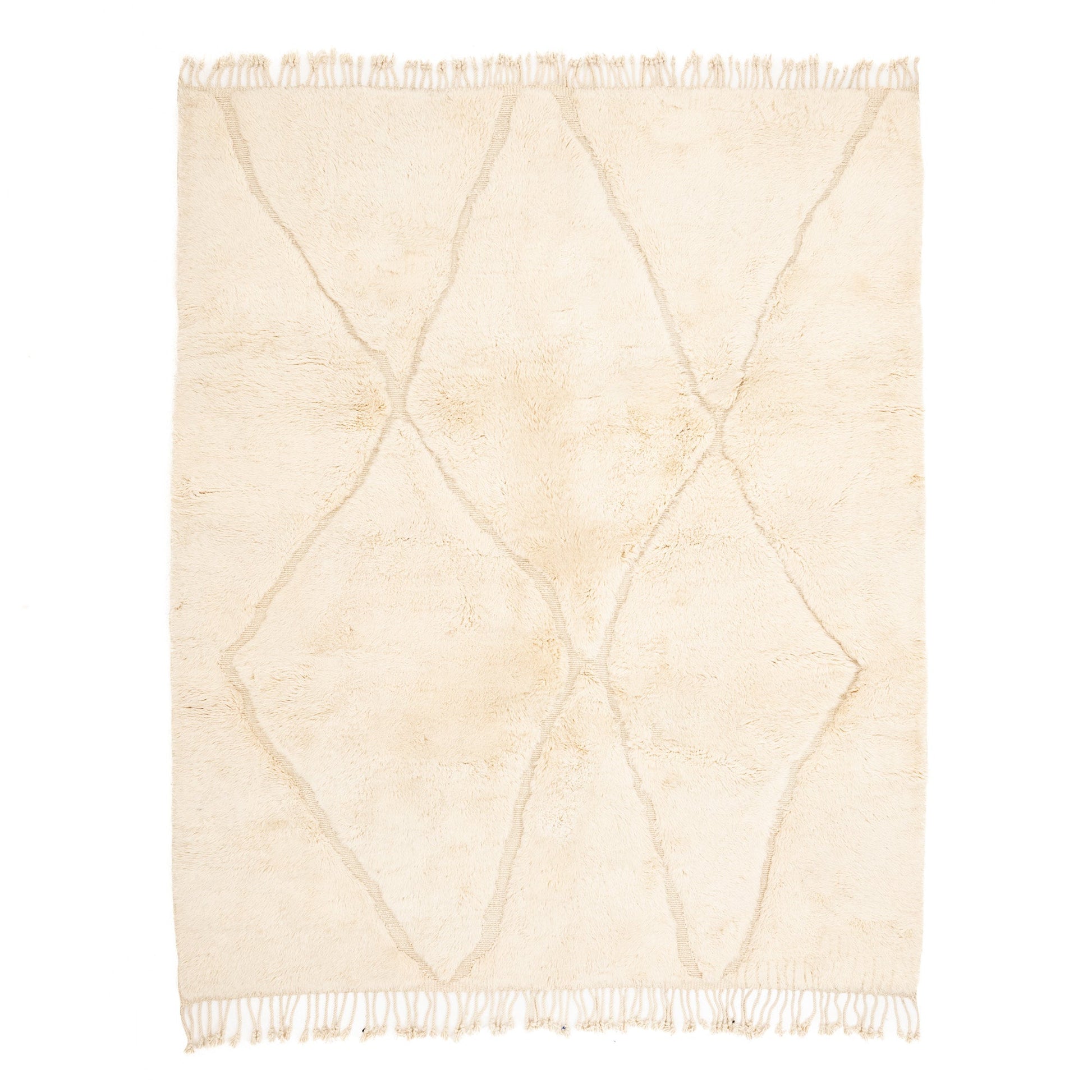 Cross-Roads - Luxury Shag Moroccan Rug - Street-Wave