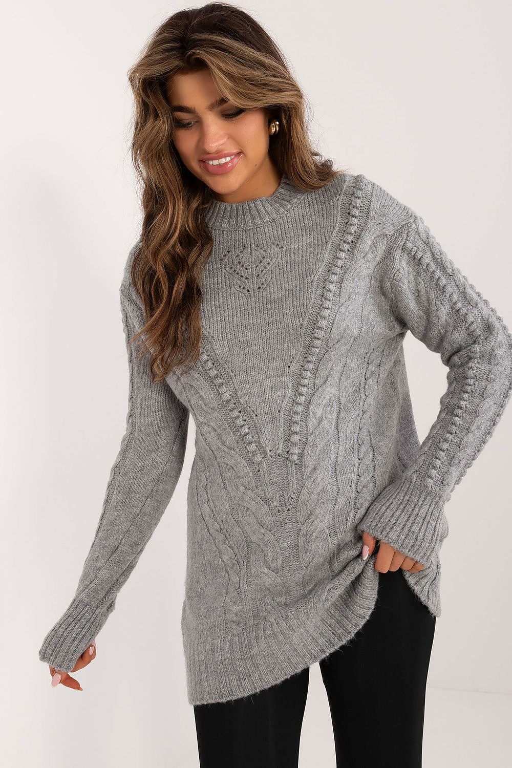 Street-Wave Cable Knit Dress for Women Cozy Warmth Effortless Elegance Everyday Versatile Style