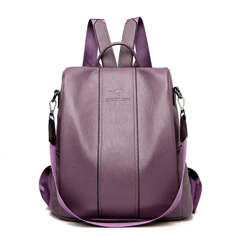 Street Wave Lena Vegan Leather Convertible Backpack Women