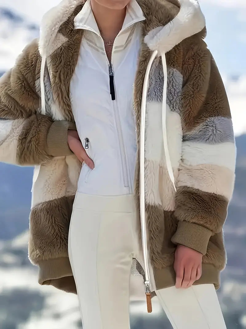 Helene Soft Fleece Jacket For Women Lightweight Warmth With Cozy Texture And Zipper