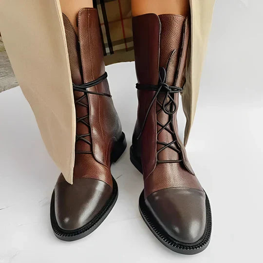 Street-wave Classic Leather Versatile Boots For Modern Professionals Durable Comfort And Timeless Elegance