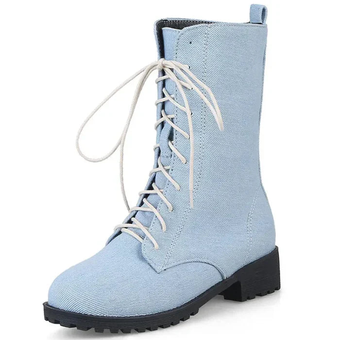Street-Wave Lace Up Boots For Women Timeless Style Premium Comfort All Day Versatility
