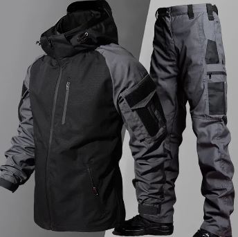 Street-wave Tactical Waterproof Outdoor Outfit Set For Hikers And Adventurers With Rugged Weatherproof Gear