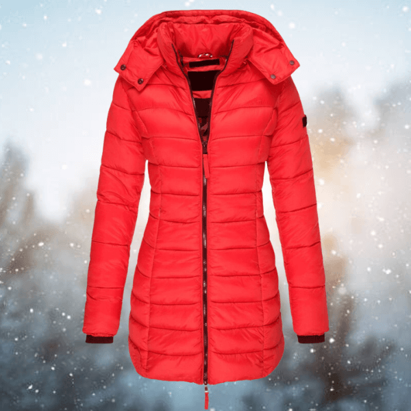 Street-Wave Women Long Puffer Jacket Warm Insulated Winter Coat For Women Durable Water-Resistant Cozy Outerwear