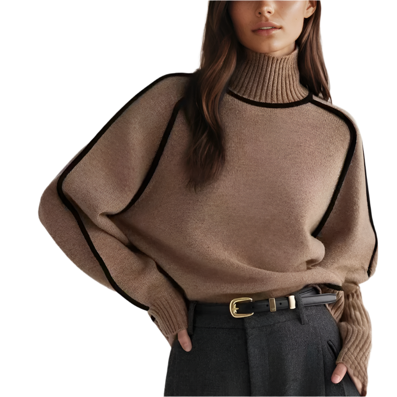 Street Wave Luxurious Soft Turtleneck Sweater for Women Cozy Warmth and Classic Style