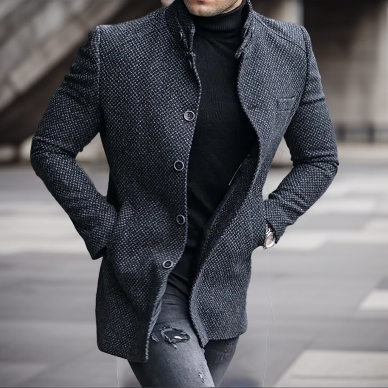 Street-Wave Mens Casual Blazer Jacket Tailored Fit Lightweight Breathable Versatile For Modern Men Office City
