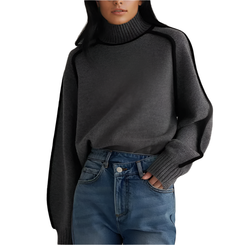 Street Wave Luxurious Soft Turtleneck Sweater for Women Cozy Warmth and Classic Style