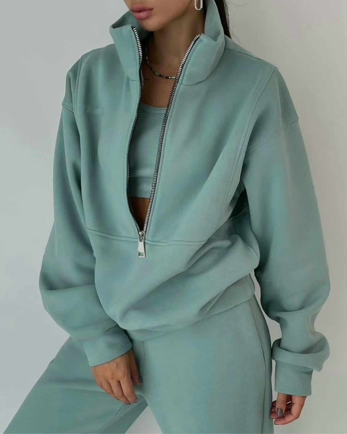 Grace Street-Wave Women Oversized Two-Piece Set for Casual Chic