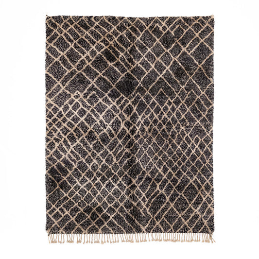 Dark Emperador - Luxury Shag Moroccan Rug - Street-Wave