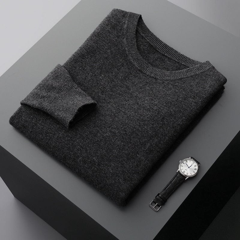 Street-Wave Men Knit Sweater Crewneck For Everyday Comfort And Layering