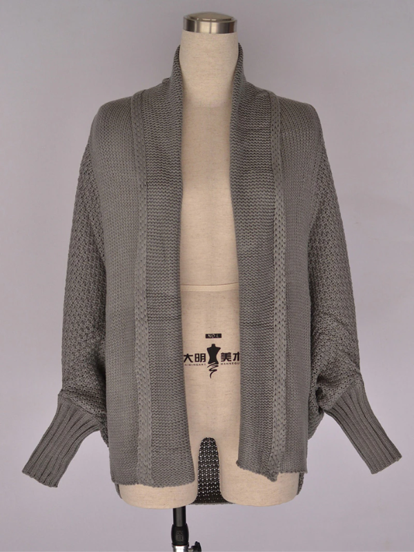 Street-wave Batwing Vest For Women Cozy Warmth Stylish Layering Knit Cardigan Everyday Wear