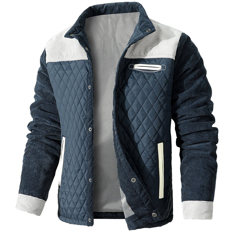 Street Wave Dakusy Jack Urban Quilted Jacket For Men Warm City Outerwear Durable Exterior Cozy Lining