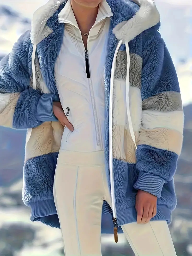Helene Soft Fleece Jacket For Women Lightweight Warmth With Cozy Texture And Zipper