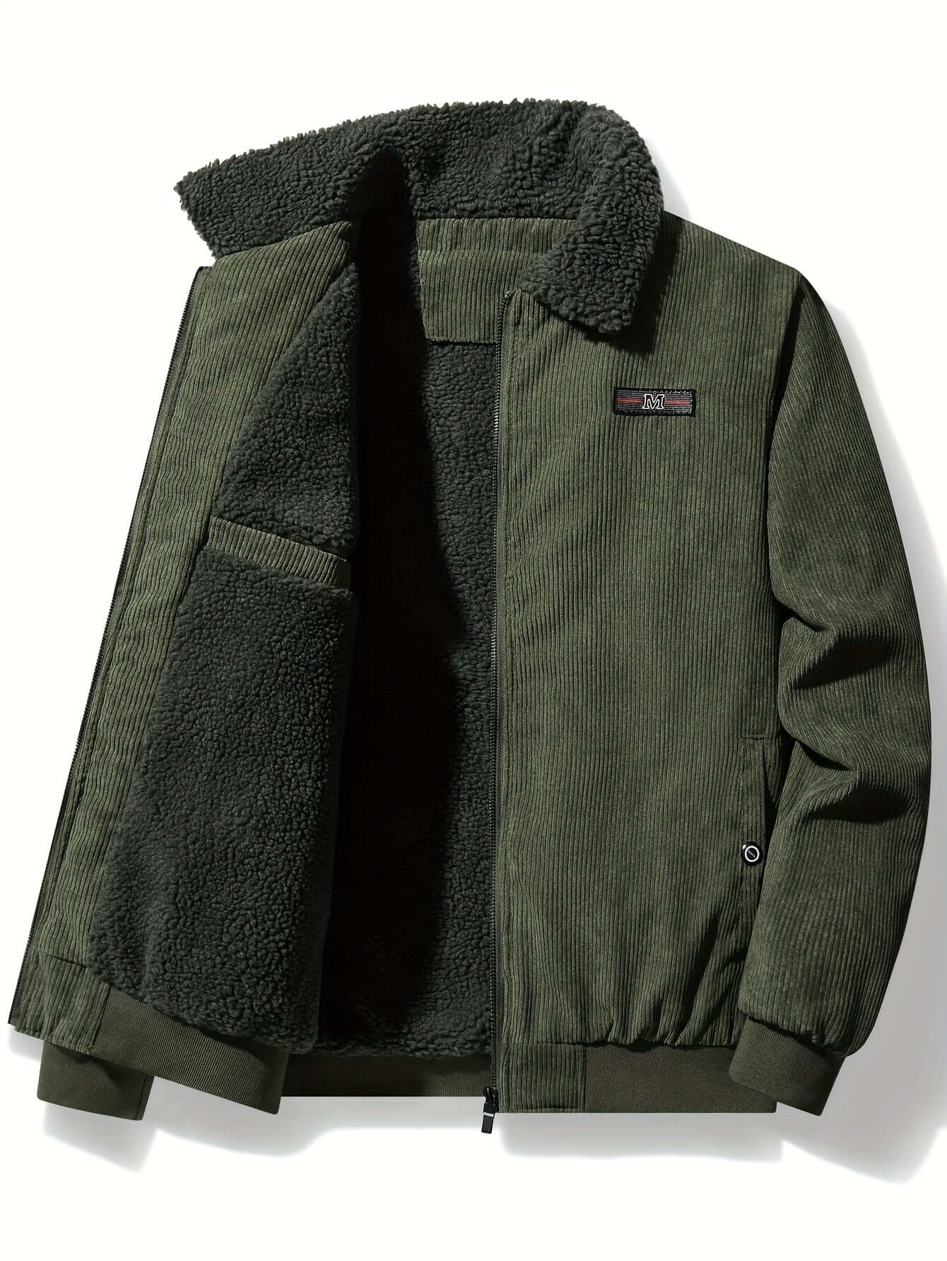 Streetwave Winter Jacket For Men Warm Thick Sherpa Lined Quilted Coat All Weather