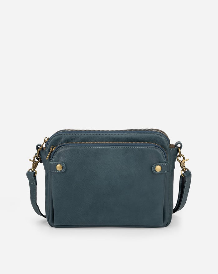 Leather Crossbody Bag Street Wave Premium Leather Timeless Elegant Design For Everyday Women