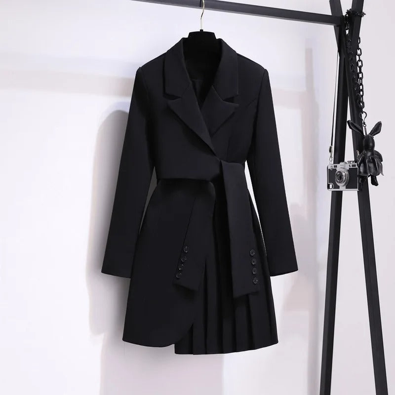 Street-Wave Fenna Women Trench Coat Timeless Tailored Silhouette Double-Breasted Warmth Comfort