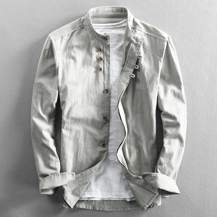 Zephyrus Mens Long Sleeve Shirt By Street-Wave - Elegant Comfort, Premium Fabric For Stylish Professionals