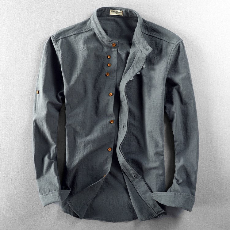 Zephyrus Mens Long Sleeve Shirt By Street-Wave - Elegant Comfort, Premium Fabric For Stylish Professionals