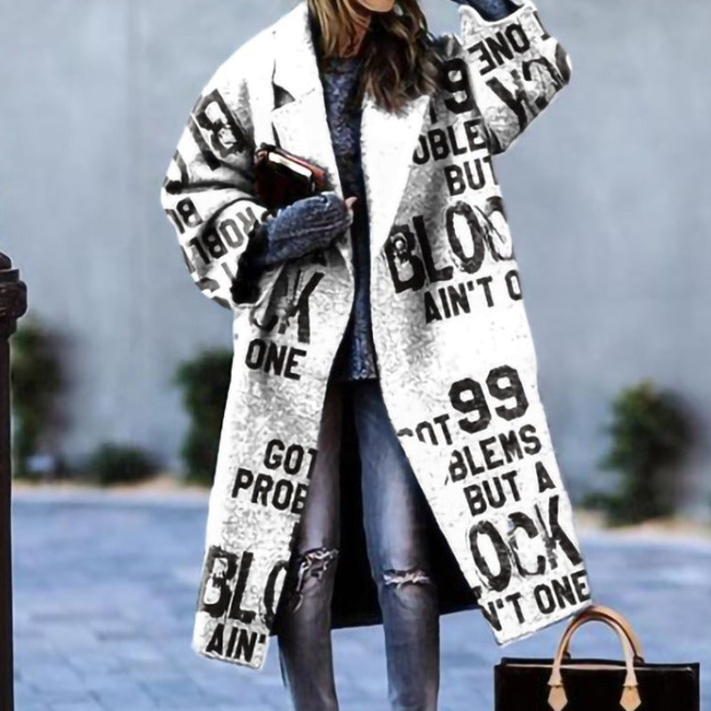 Street Wave Women's Versatile Plaid Winter Coat For Cozy Warmth And Everyday Chic