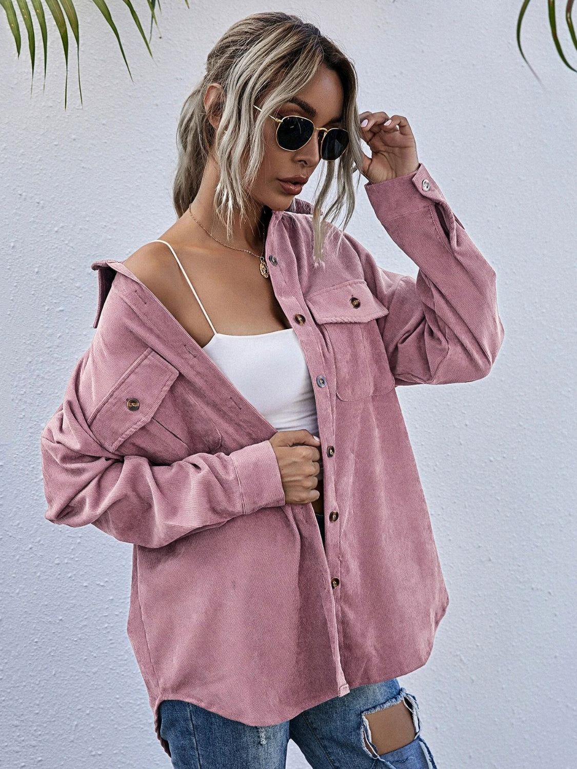 Street-wave Cordura Dropped Shoulder Shacket for Women Durable Streetwear Layering