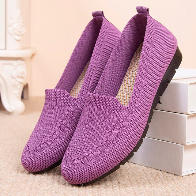 Orthopedic Womens Knit Slip On Slippers For All Day Comfort And Support By Street Wave