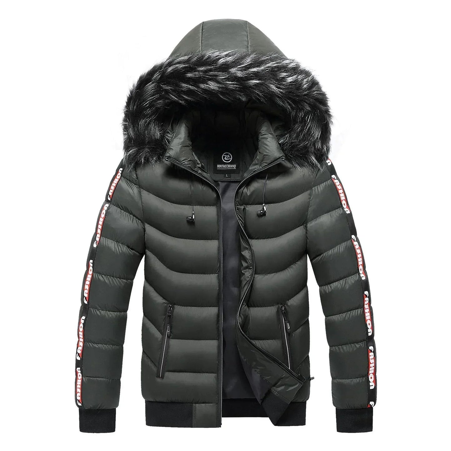 Street-Wave Puffer Jacket With Fur Hood Windproof And Water Resistant For Women Everyday Warmth