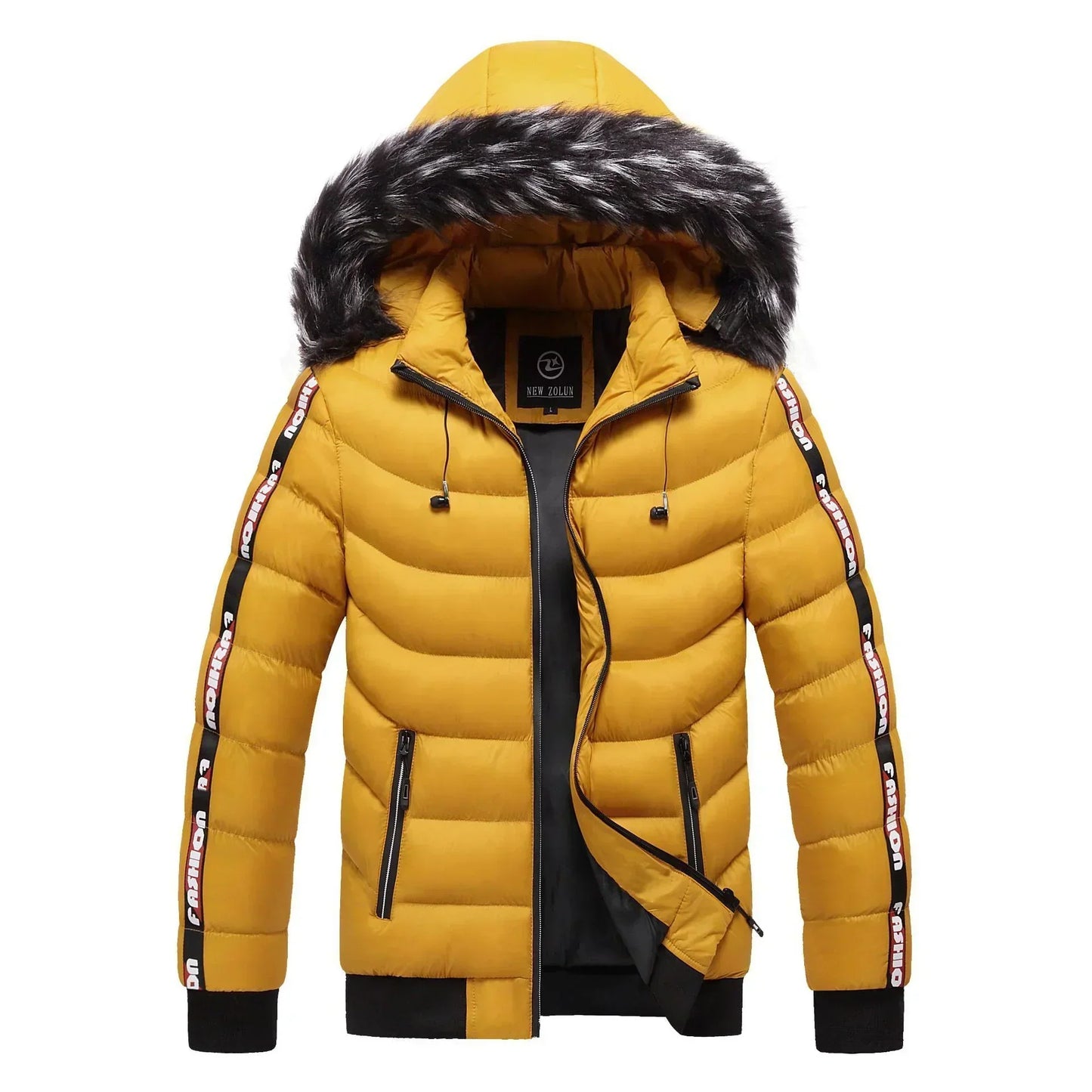 Street-Wave Puffer Jacket With Fur Hood Windproof And Water Resistant For Women Everyday Warmth
